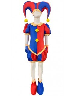 The Amazing Digital Circus Kostyme Pomni Kostyme Voksne Barn Det Fantastiske Digitale Sirkuset Kostyme 