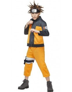 Barn Uzumaki Naruto Kostyme Naruto Shippuden Cosplay kostymer 