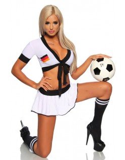 Tysk Jente Sexy Fotball Kostyme