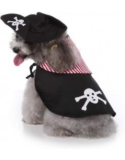 Pirat Hundekostyme Halloween Kostyme For Hund Katt Valp Katteklær
