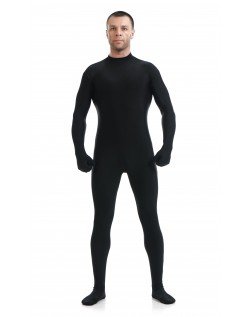 Morphsuit Lycra Spandex Drakt Second Skin Kostyme Mann Svart