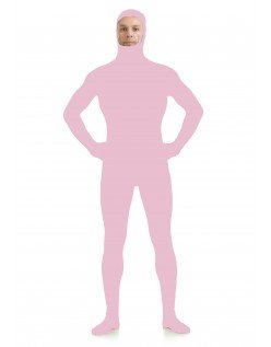 Skinsuits Lycra Spandex Drakt Åpent Ansikt Second Skin Suit Voksen Rosa