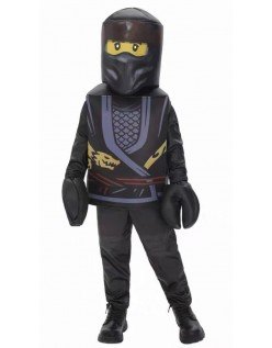 Lego Cole Barnekostyme Svart Ninjago Halloween Ninjakostyme