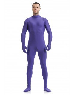 Morphsuit Lycra Spandex Drakt Second Skin Kostyme Mann Lilla