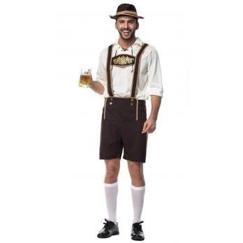 Bavarian Guy Oktoberfest Lederhosen Kostyme