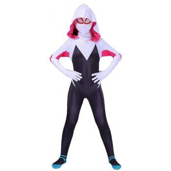 Spider Gwen Kostyme Spidergirl Superhelt Kostyme Barn